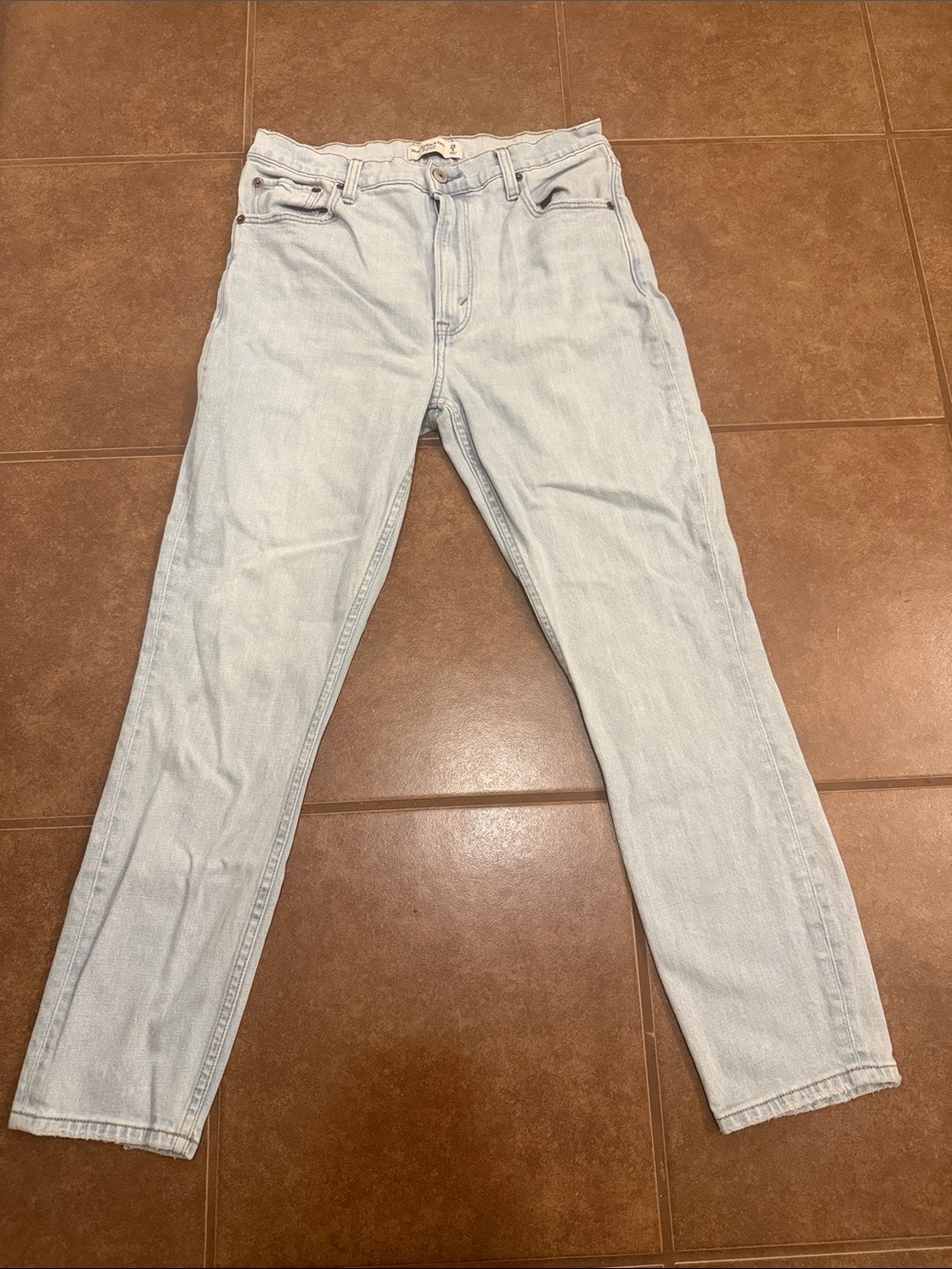 Abercrombie & Fitch Light Blue Slim Straight Men's Jeans
